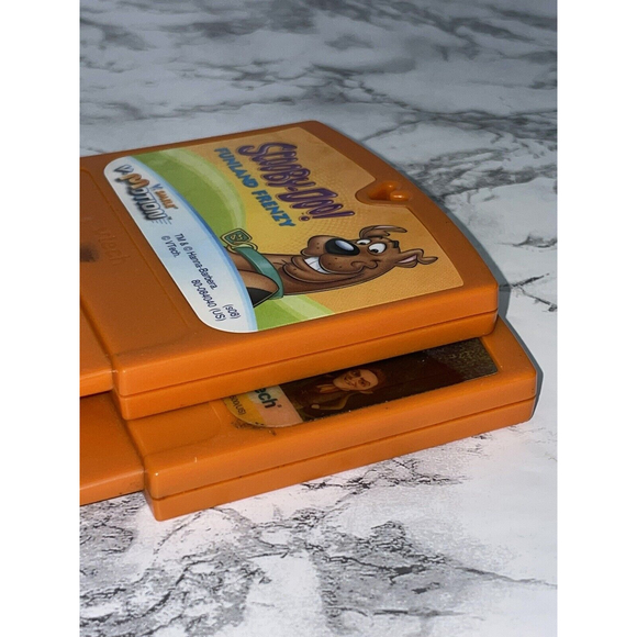 Lot of 2 Vtech Vsmile Vmotion Shrek & Scooby Doo Active Learning Content Game - Picture 9 of 12